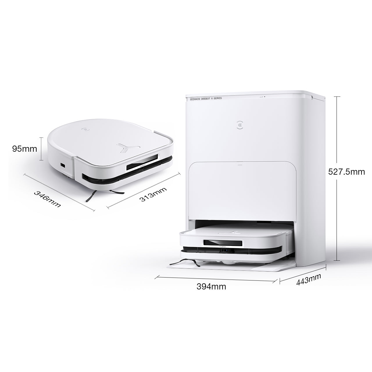 DEEBOT X5 OMNI Weiß