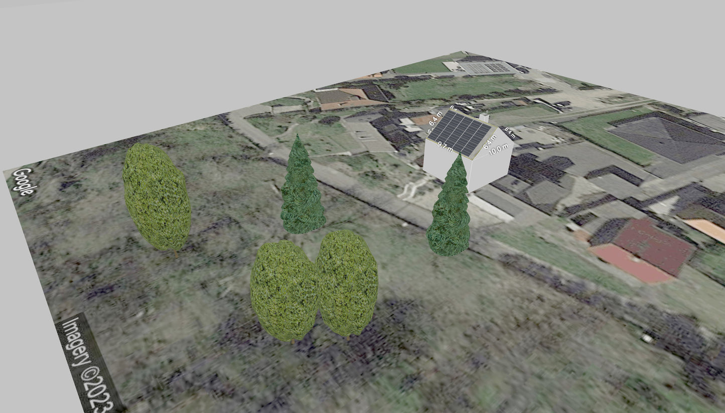 DIN-Zertifizierte Drohnenvermessung inkl. 3D-Modell und Photovoltaikplanung