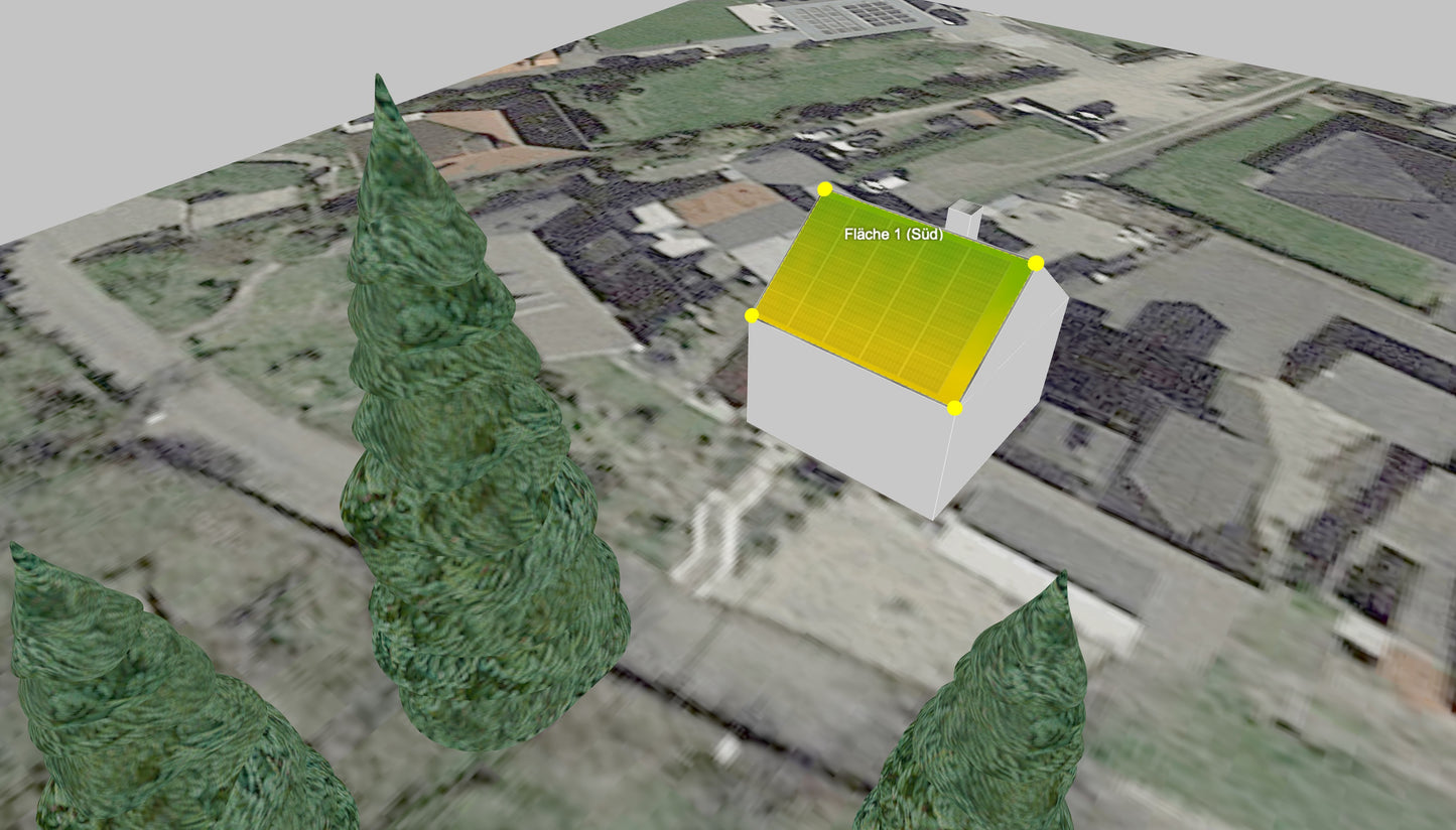 DIN-Zertifizierte Drohnenvermessung inkl. 3D-Modell und Photovoltaikplanung
