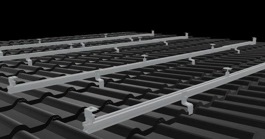 Unterkonstruktion für 10 Module