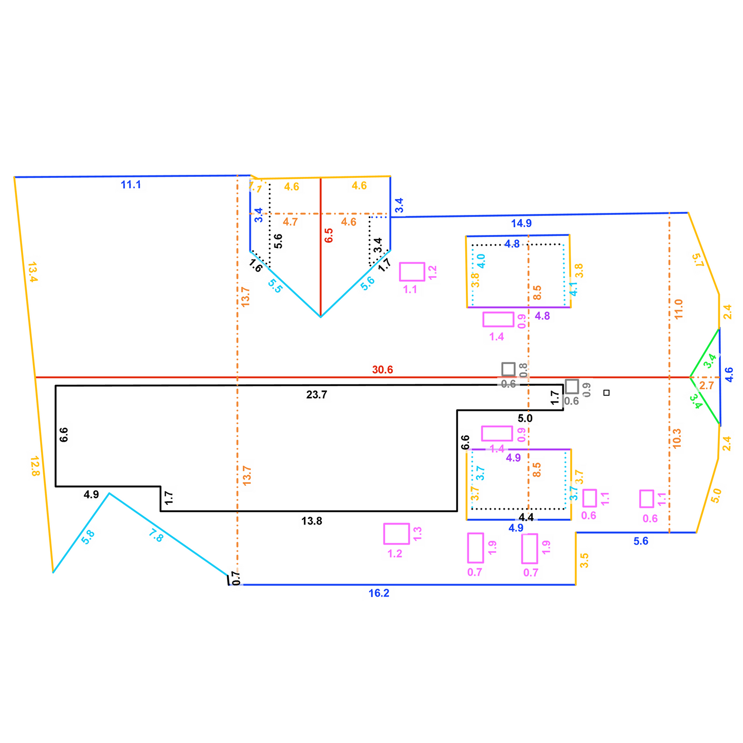 DIN-Zertifizierte Dachvermessung inkl. 3D-Modell & Vermessungsbericht mit Vermessungsdrohne